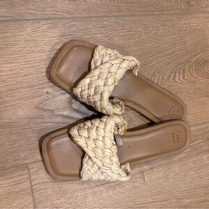 a new day Woven Cream Sandals